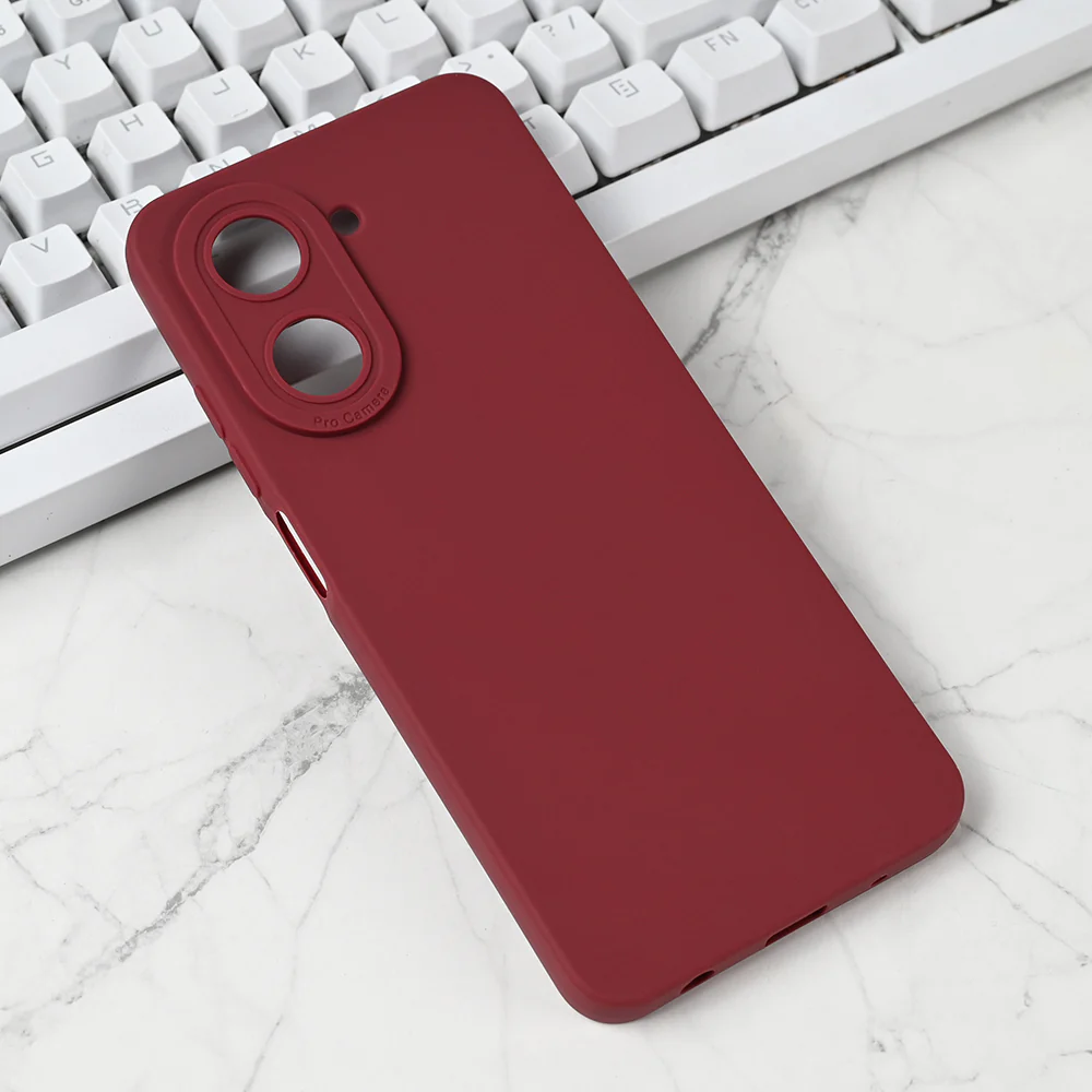 Torbica Silikon Pro Camera za Xiaomi Redmi A5 4G Global small bordo