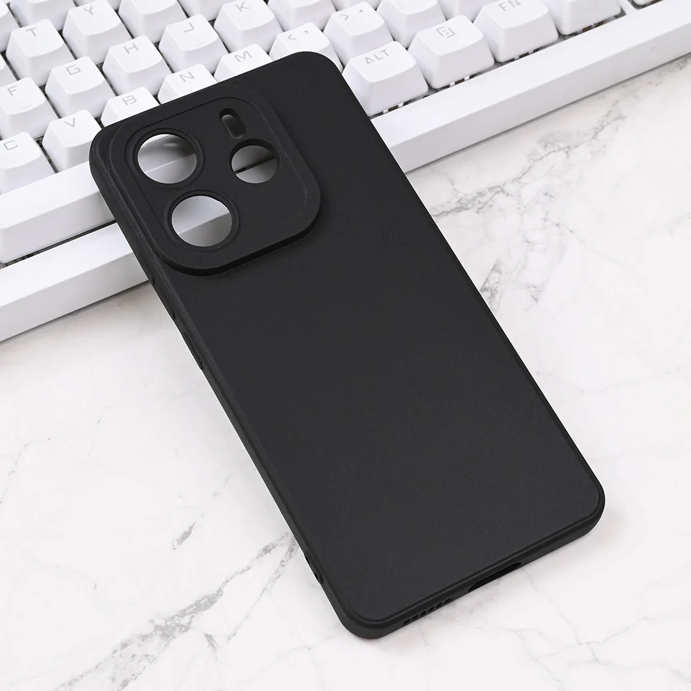 Torbica Silikon Pro Camera za Xiaomi Redmi Note 14 5G crna