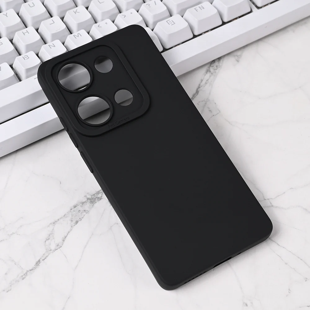 Torbica Silikon Pro Camera za Xiaomi Redmi Note 14s crna