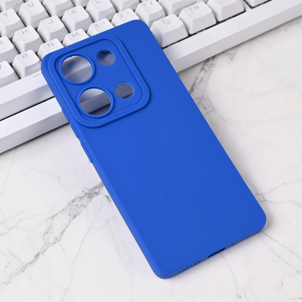 Torbica Silikon Pro Camera za Xiaomi Redmi Note 14s plava