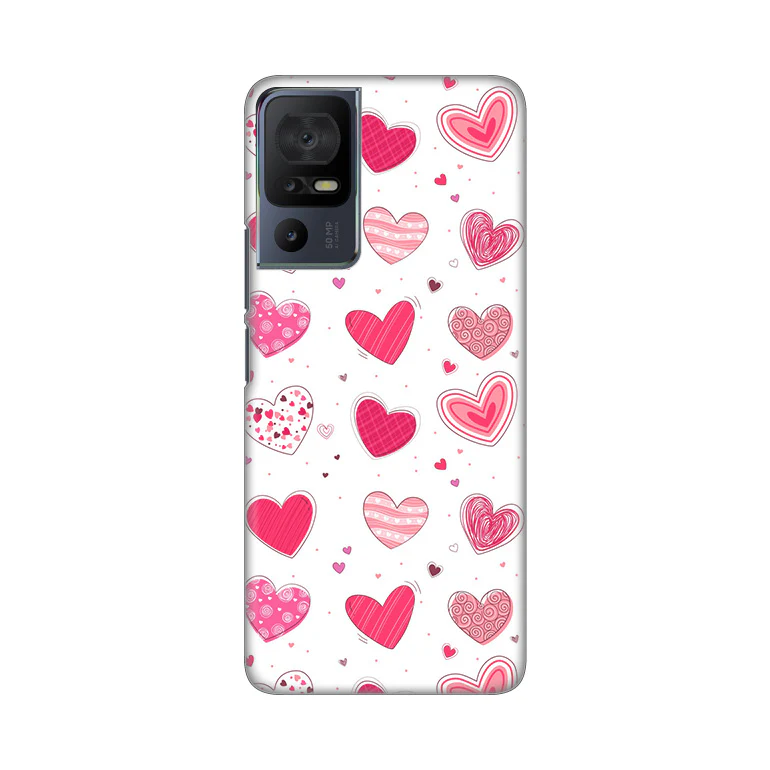 Torbica Silikonska Print Skin za A1 Alpha Eco Pink Hearts