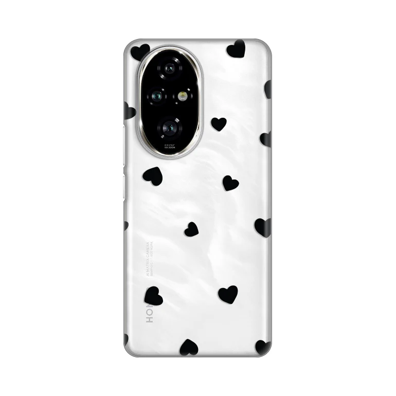Torbica Silikonska Print Skin za Honor 200 Pro Hearts