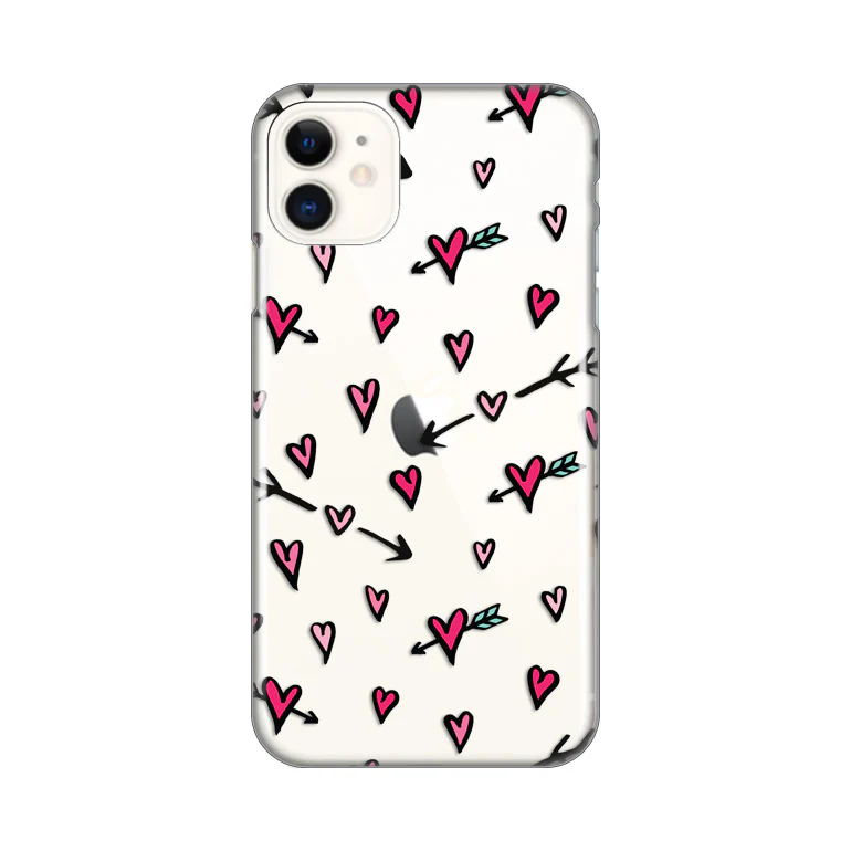 Torbica Silikonska Print Skin za iPhone 11 6.1 Heart Pattern