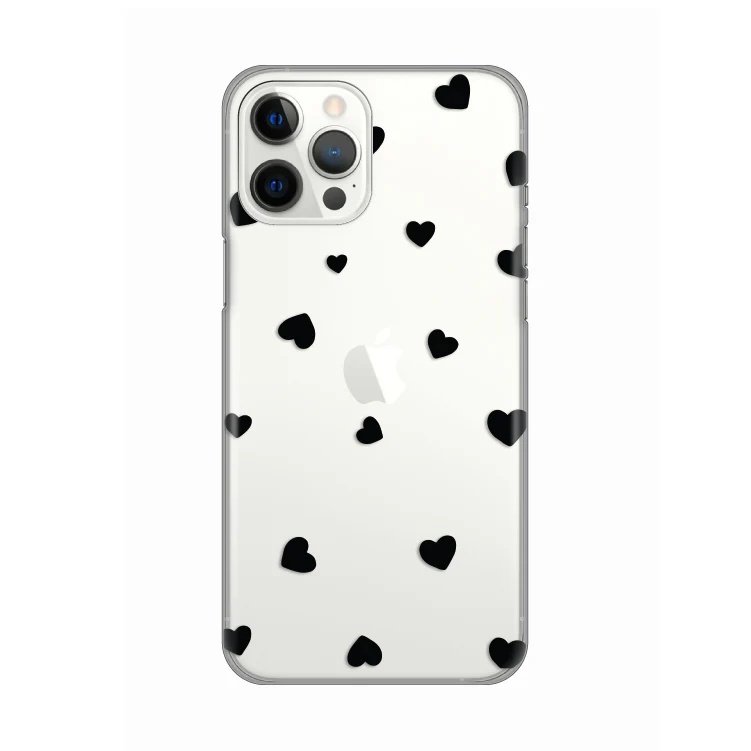Torbica Silikonska Print Skin za iPhone 12 Pro Max 6.1 Hearts