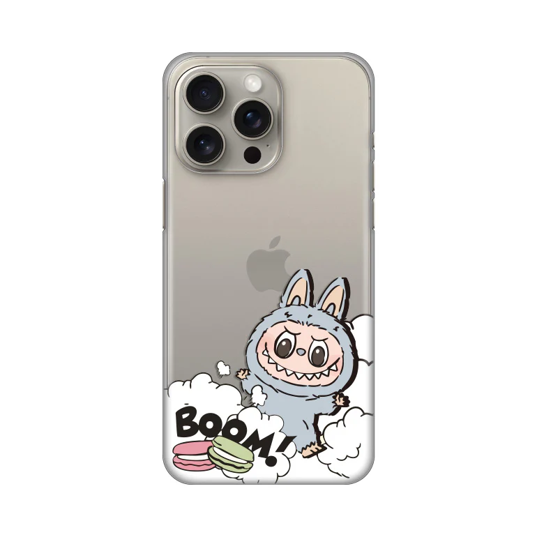 Torbica Silikonska Print Skin za iPhone 15 Pro Max 6.7 La Bubu Macaron