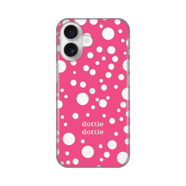 Torbica Silikonska Print Skin za iPhone 16 6.1 Dottie Dottie Pink