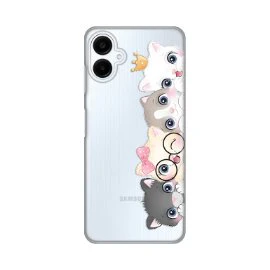 Torbica Silikonska Print Skin za Samsung A065F Galaxy A06 Cats