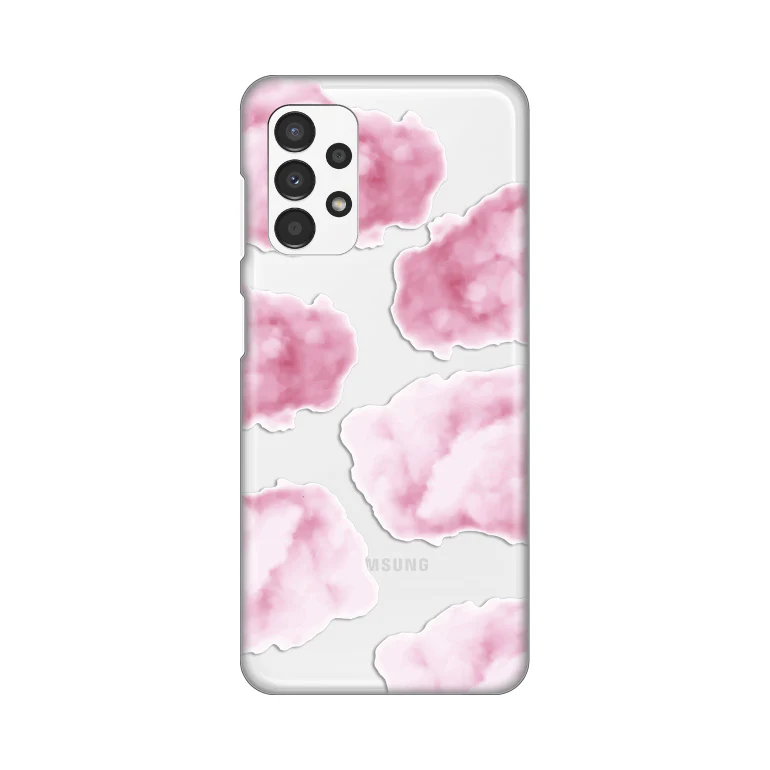 Torbica Silikonska Print Skin za Samsung A135F Galaxy A13 4G Pink Clouds