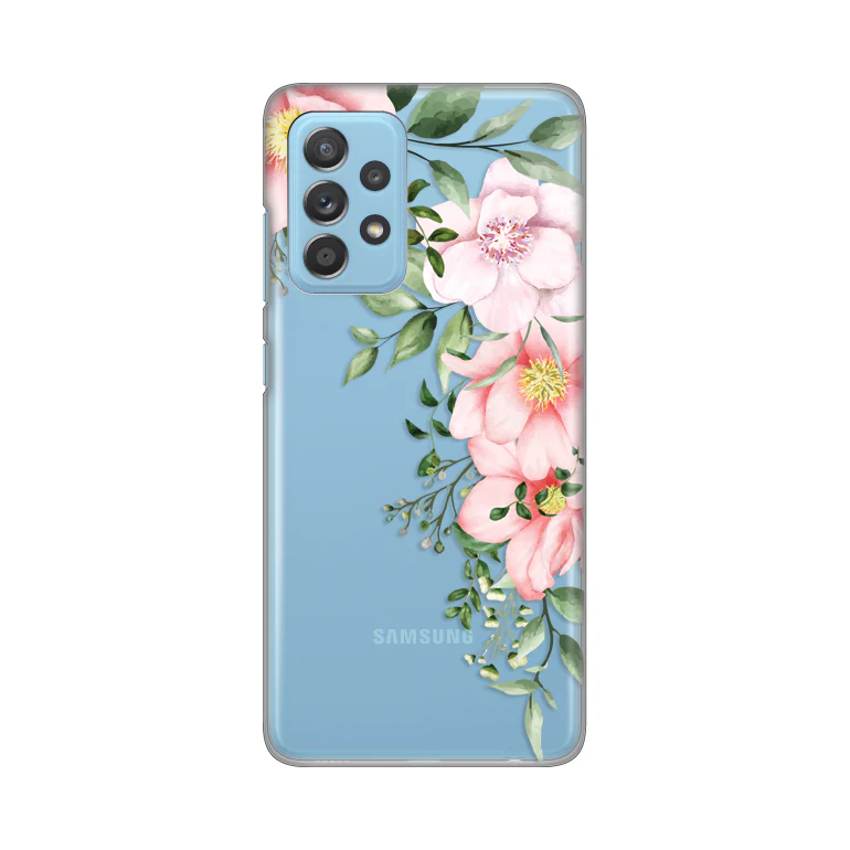Torbica Silikonska Print Skin za Samsung A525F/A526B/A528B Galaxy A52 4G/A52 5G/A52s 5G Gentle Rose Pattern