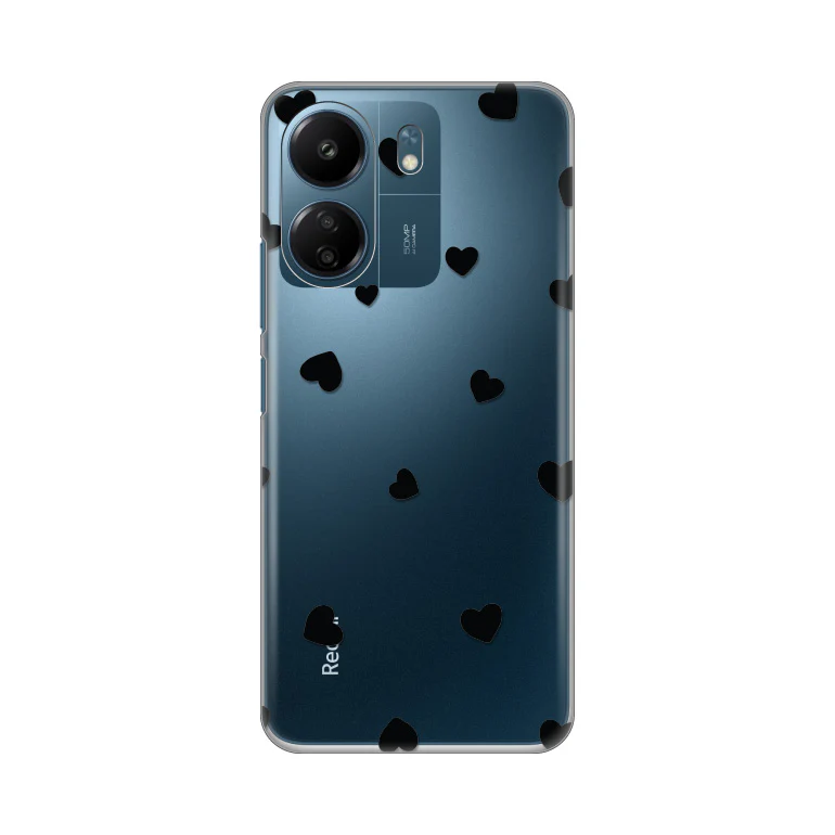 Torbica Silikonska Print Skin za Xiaomi Redmi 13C Hearts