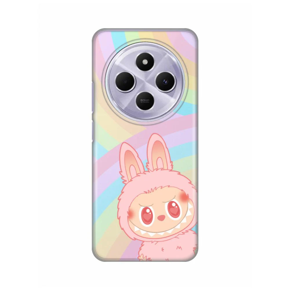 Torbica Silikonska Print Skin za Xiaomi Redmi 14C/Redmi A4 La Bubu Rainbow