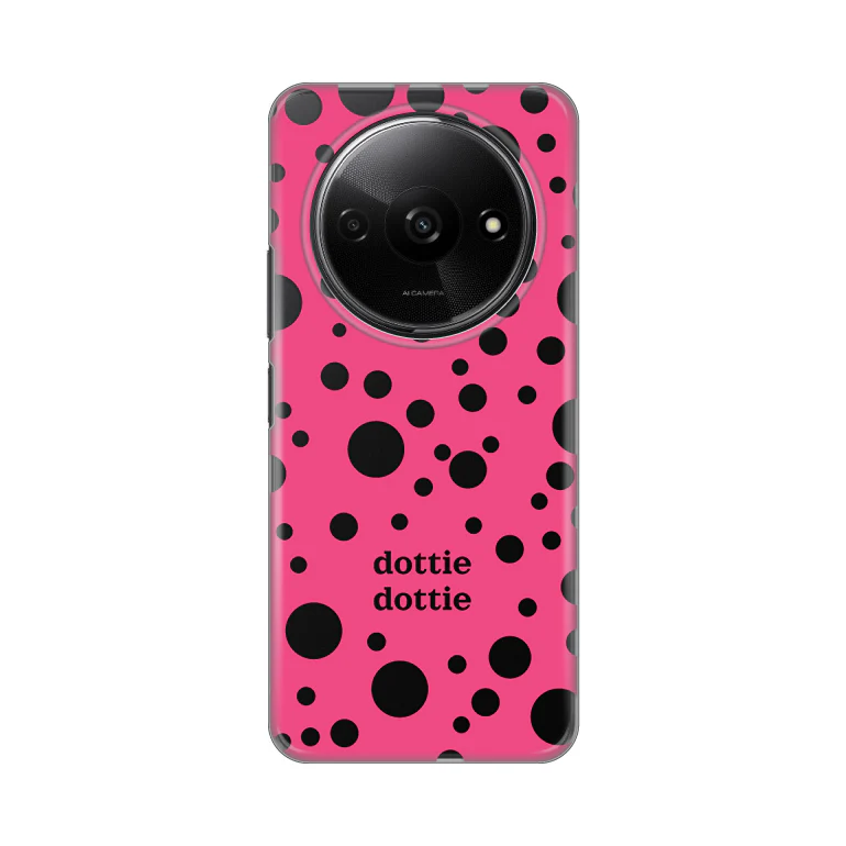 Torbica Silikonska Print Skin za Xiaomi Redmi A3 Dottie Dottie Pink