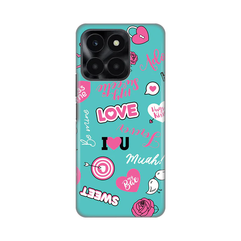 Torbica Silikonska Print za Honor X6a Love