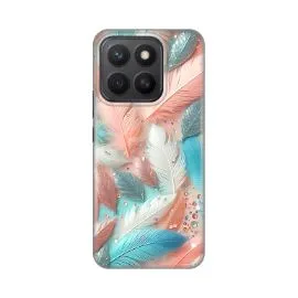 Torbica Silikonska Print za Honor X8c Pastel Feathers