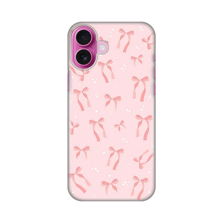 Torbica Silikonska Print za iPhone 16 Plus 6.7 Bow
