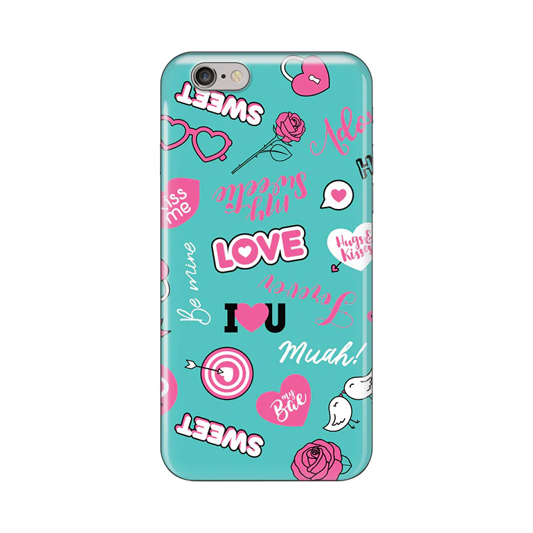Torbica silikonska Print za iPhone 6/6S Love