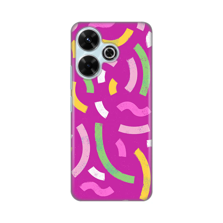 Torbica Silikonska Print za Xiaomi Redmi 13 Happy Lines