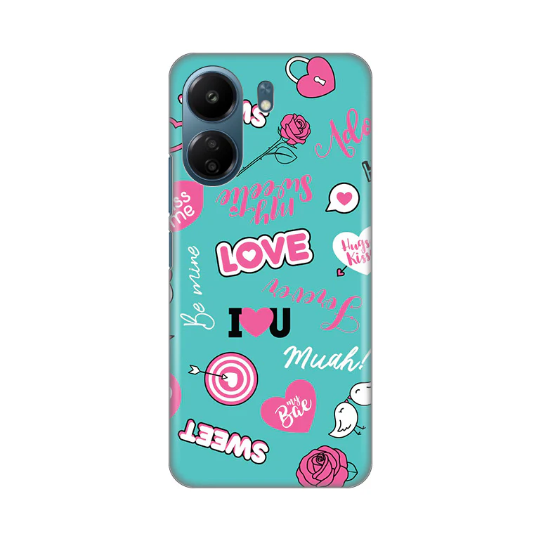 Torbica Silikonska Print za Xiaomi Redmi 13C Love