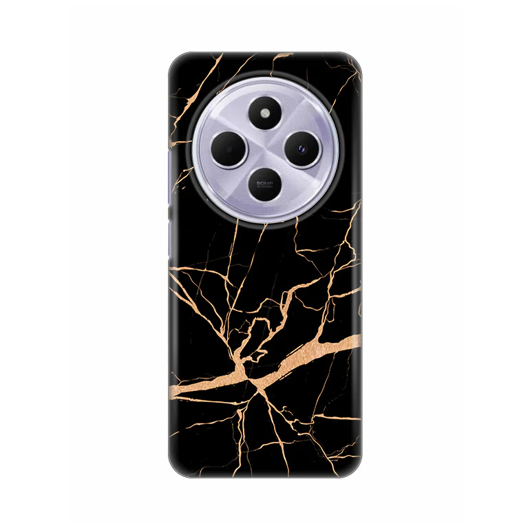Torbica Silikonska Print za Xiaomi Redmi 14C/Redmi A4 All Black