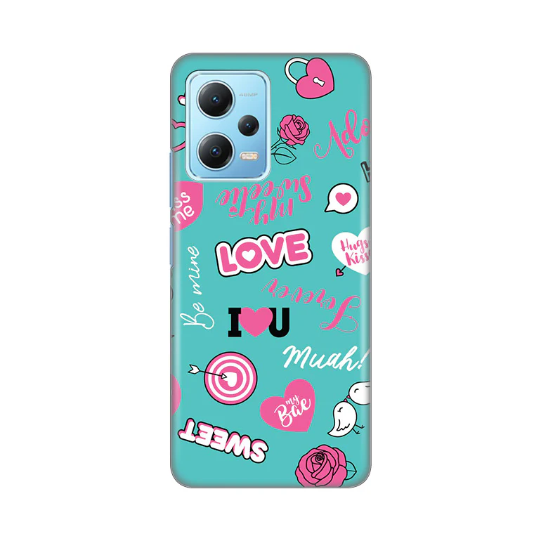 Torbica Silikonska Print za Xiaomi Redmi Note 12 5G (EU) Love