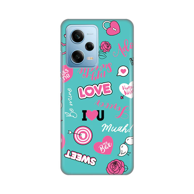 Torbica Silikonska Print za Xiaomi Redmi Note 12 Pro 5G (EU) Love