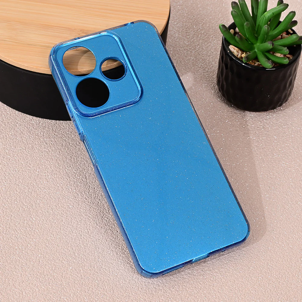 Torbica Sparkle Dust za Xiaomi Redmi 13 4G svetlo plava