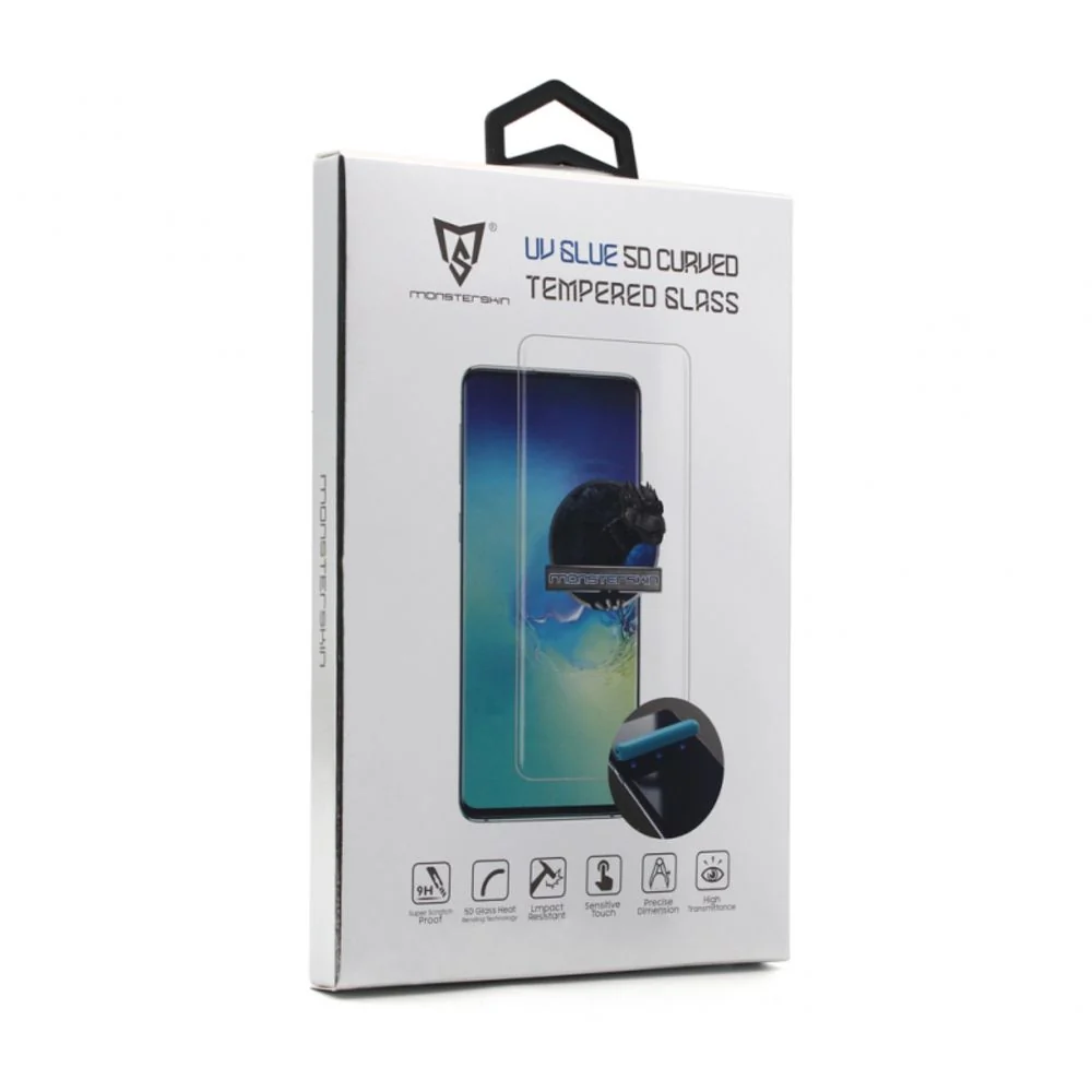 Zastitno Staklo Tempered glass Monsterskin UV Glue 5D za Samsung S906B Galaxy S22 Plus 5G transparent