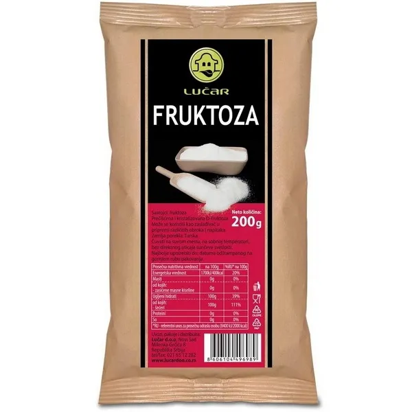 Fruktoza 200g Lučar