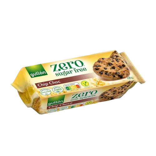 Gullon  Chip Choco keks bez dodatog šećera sa komadićima čokolade 125g
