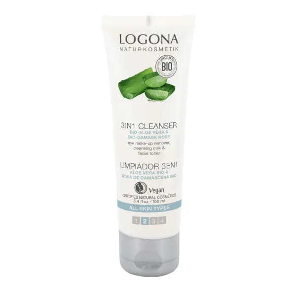 Logona 3 u 1 čistač za lice 100ml