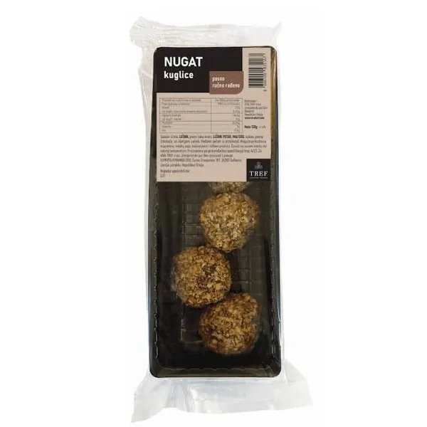 Nugat kuglice 120g TREF