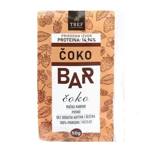 Čoko bar 50g Tref