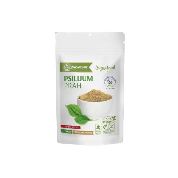 Psilijum prah organski 100g We are one