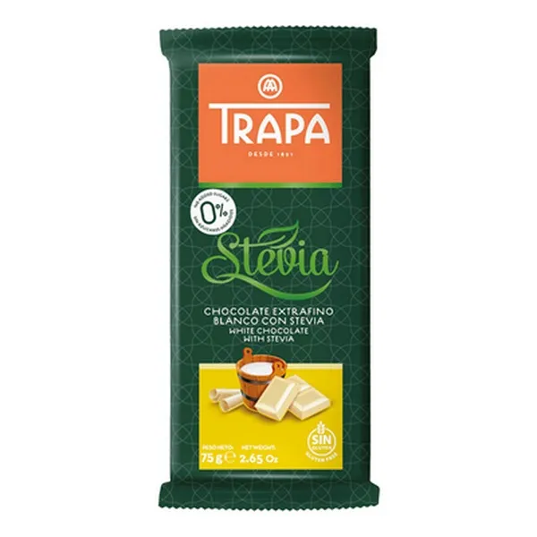 Trapa bela čokolada sa steviom 75g