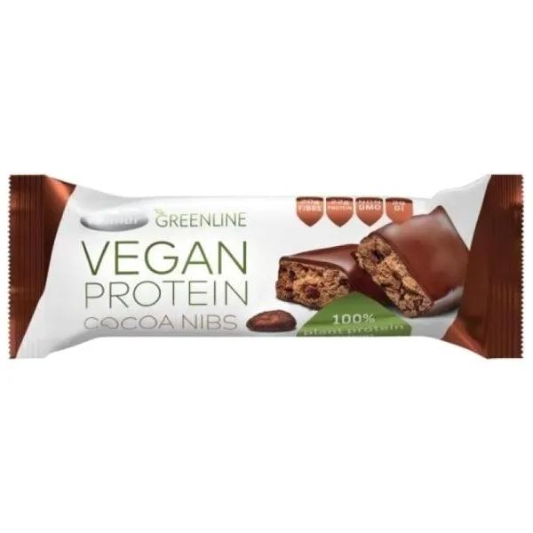 Vegan protein bar Cocoa&nibs Tekmar  40g