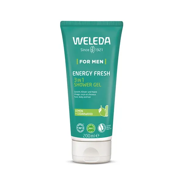 Weleda osvežavajući tuš gel za muškarce 3u1 200ml