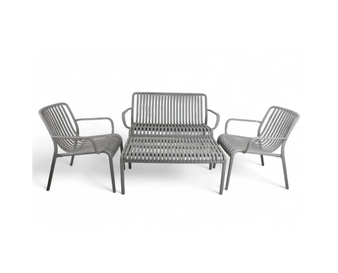 Baštenski set Vintage Grigio 3+1