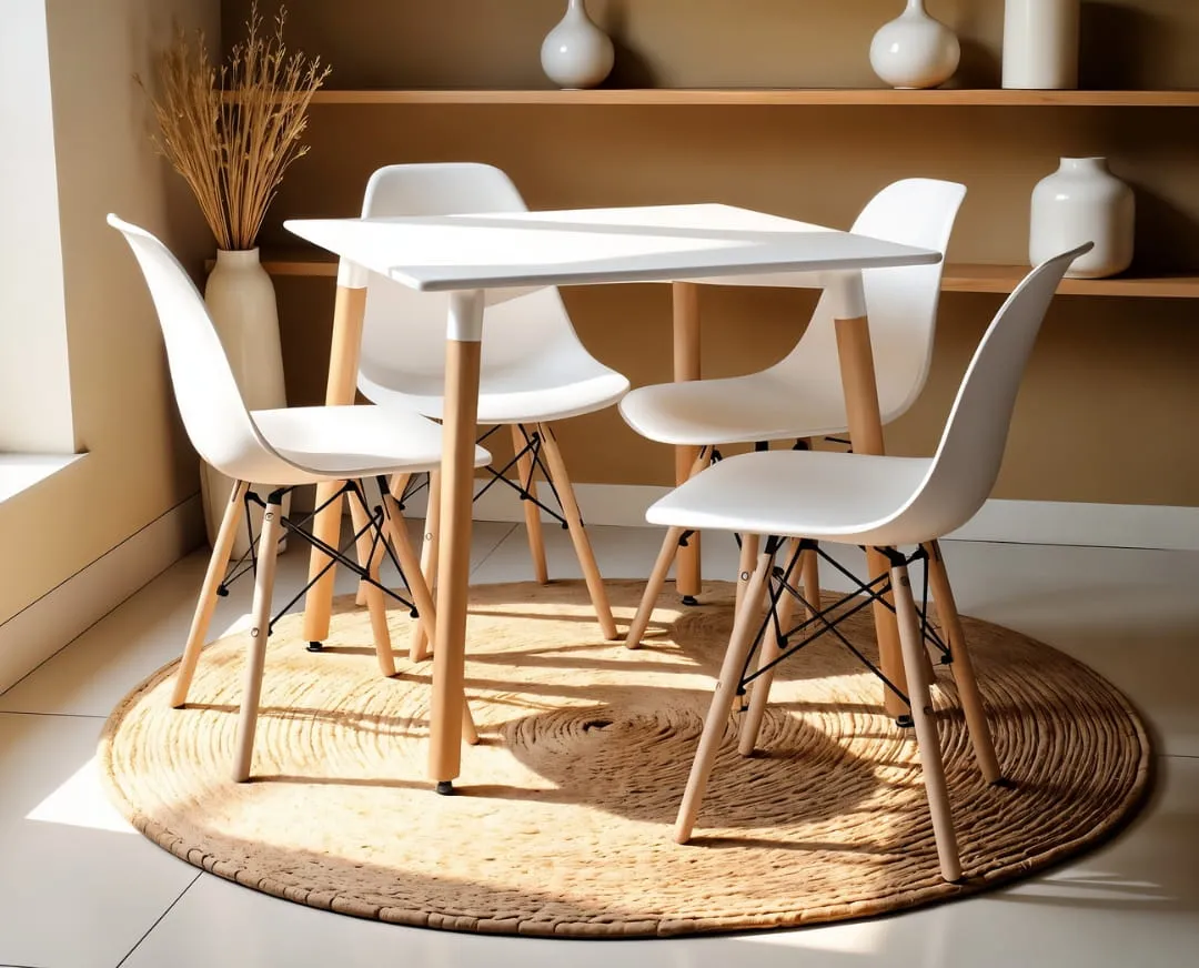 Trpezarijski set Heba – Sto + 4 stolice