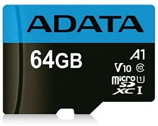 A-DATA MEMORIJSKA KARTICA UHS-I MICROSDXC 64GB CLASS 10 + ADAPTER AUSDX64GUICL10A1-RA1