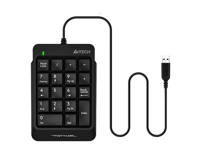 A4 TECH FK13P FSTYLER NUMERIČKA USB CRNA TASTATURA