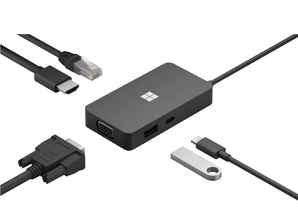 ADAPTER MICROSOFT USB-C TRAVEL HUB USB-C3.2/USB-A/ETH/HDMI/VGA