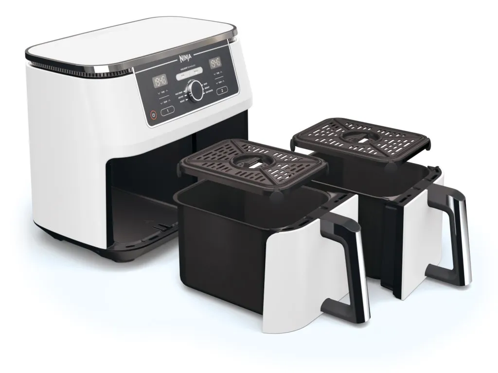 AIRFRYER NINJA AF400EUWH DUPLA KORPA/2470W/9.5L/BELA