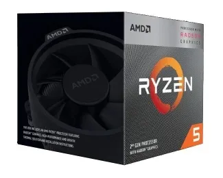 AMD RYZEN 5 3400G 4 CORES 3.7GHZ (4.2GHZ) BOX (YD3400C5FHBOX) PROCESOR