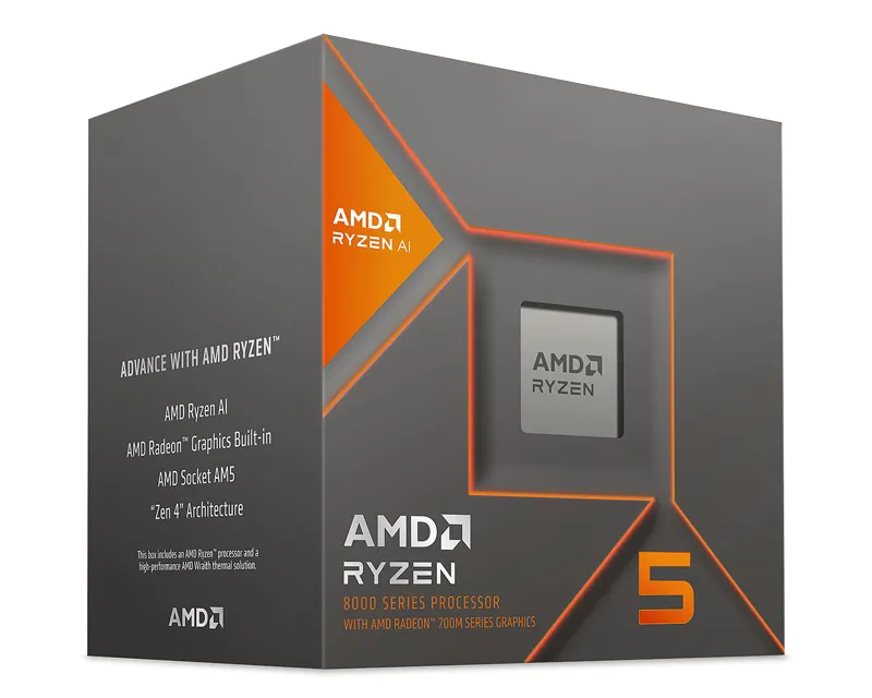 AMD RYZEN 5 8600G AI DO 5.0GHZ BOX (100-100001237BOX) PROCESOR