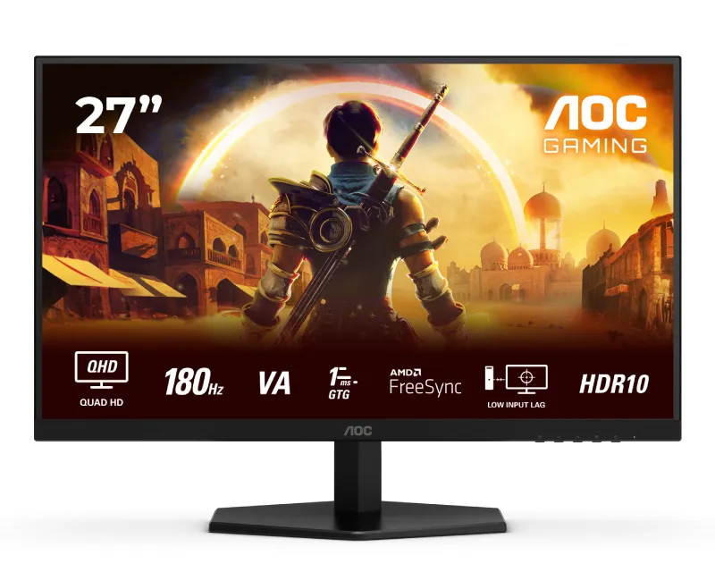AOC 27 INČA Q27G42XNE QHD 2560X1440 FAST VA 180 HZ GAMING MONITOR