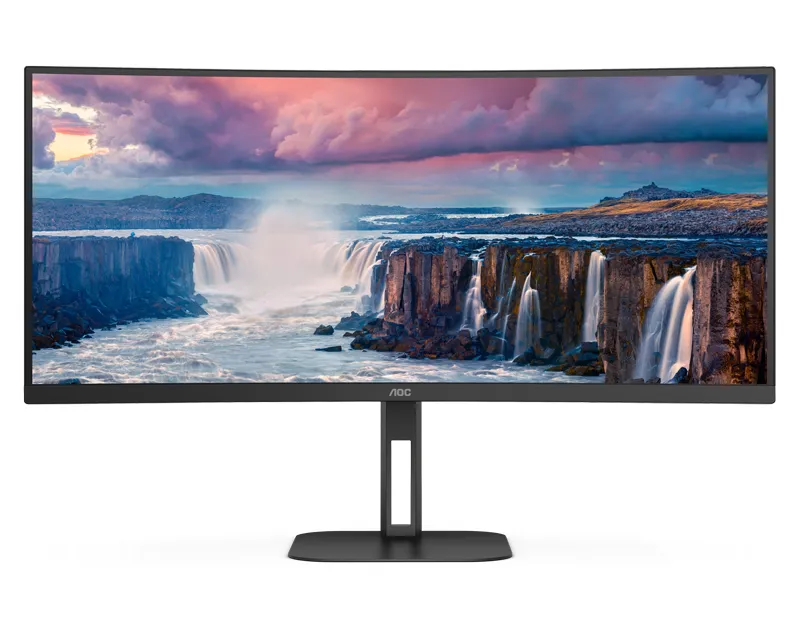 AOC 34 INČA CU34V5C/BK WLED ZAKRIVLJENI MONITOR