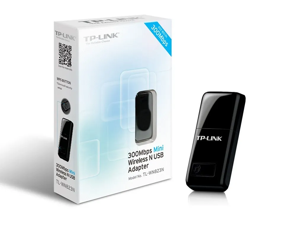 BEŽICNI ADAPTER TP-LINK TL-WN823N WI-FI/N300/300MBPS/INTERNA ANTENA