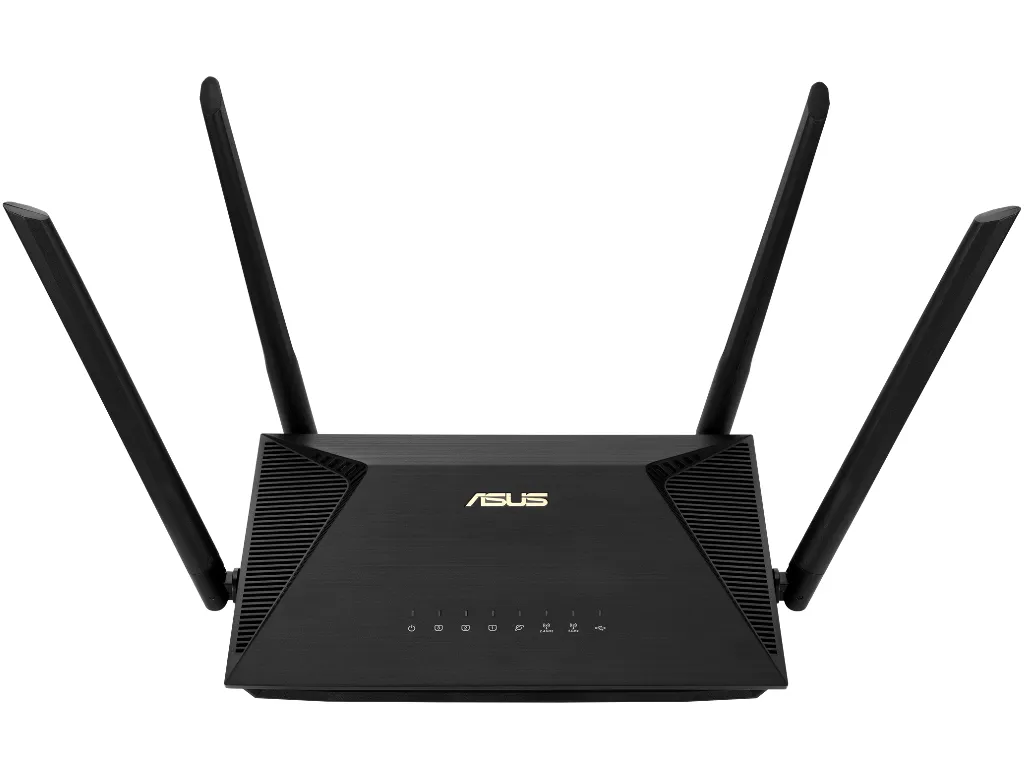BEŽICNI RUTER ASUS RT-AX53U WI-FI/AX1800/1201MBPS/574MBPS/MU-MIMO/USB/4 ANTENE