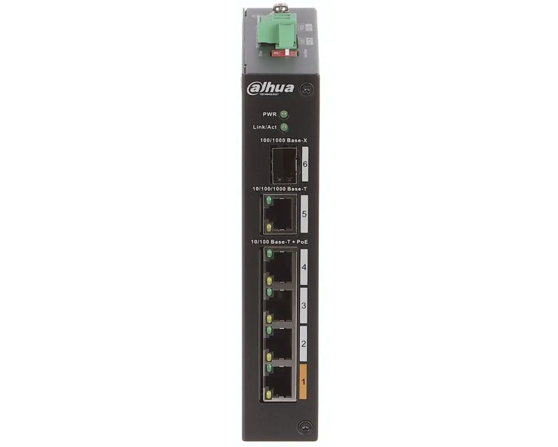 DAHUA PFS3106-4ET-60-V2 4PORT UNMANAGED POE SWITCH