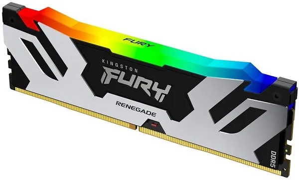 DDR5 48GB 6400MHZ [FURY RENEGADE RGB], NON-ECC UDIMM, CL32 1.4V, 288-PIN 2RX8, SILVER/BLACK, W/RGB H